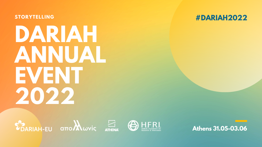 DARIAH Annual Event 2022: Storytelling